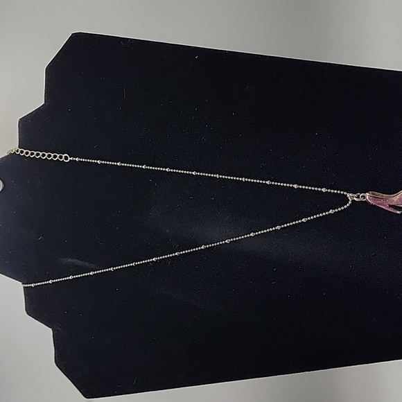 Elegant‎ Purple Shoe Pendant Necklace Betsey Johnson - Picture 5 of 6